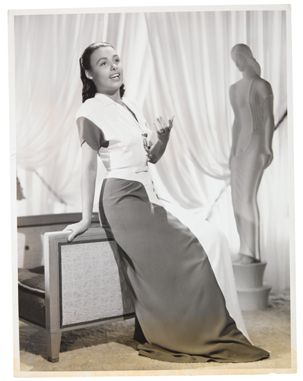 (PHOTOGRAPHY.) BULL, CLARENCE SINCLAIR. Lena Horne, from On A Hunch, circa 1940s.